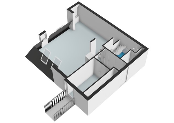 Plattegrond - Marnixstraat 315D, 1016 TB Amsterdam - Marnixstraat 315-D - Amsterdam - Benedenverdieping - 3D  _3.jpg